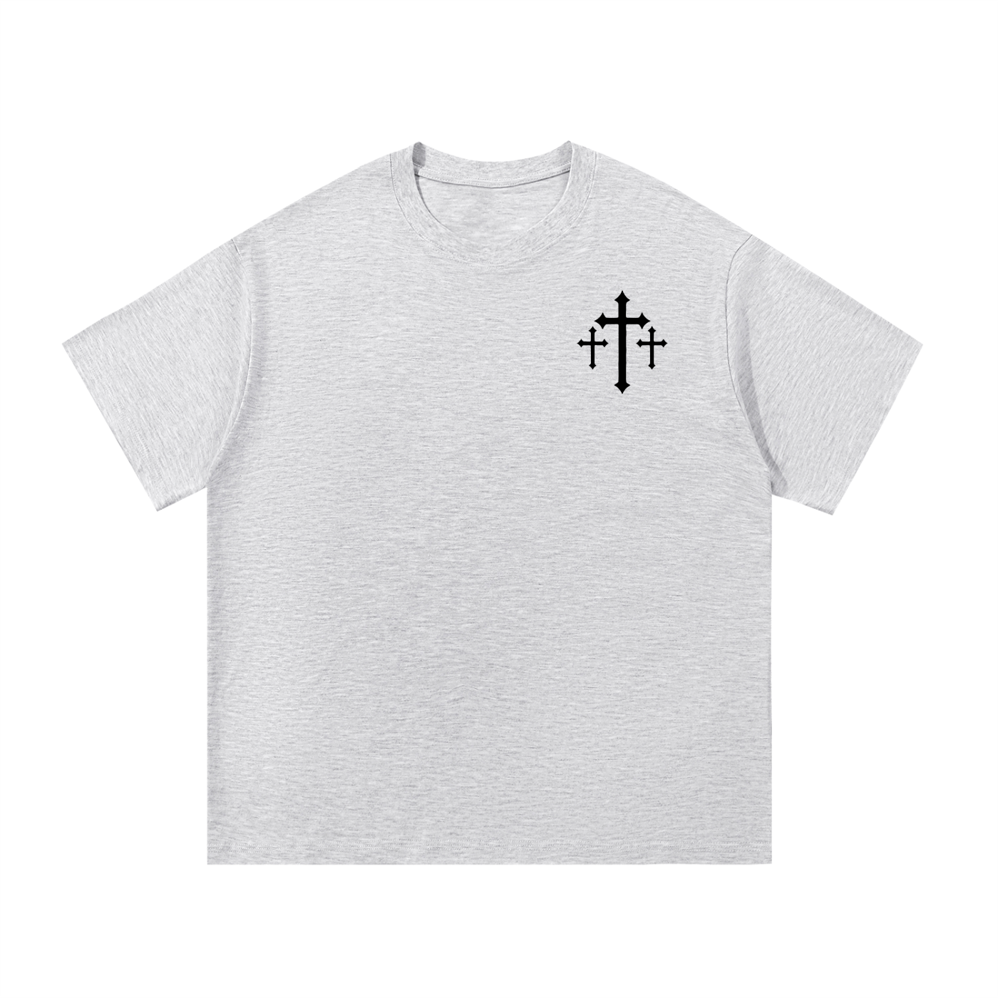 Trust the ride tee (grey-black)