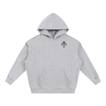 Trust the ride hoodie (grey-black)