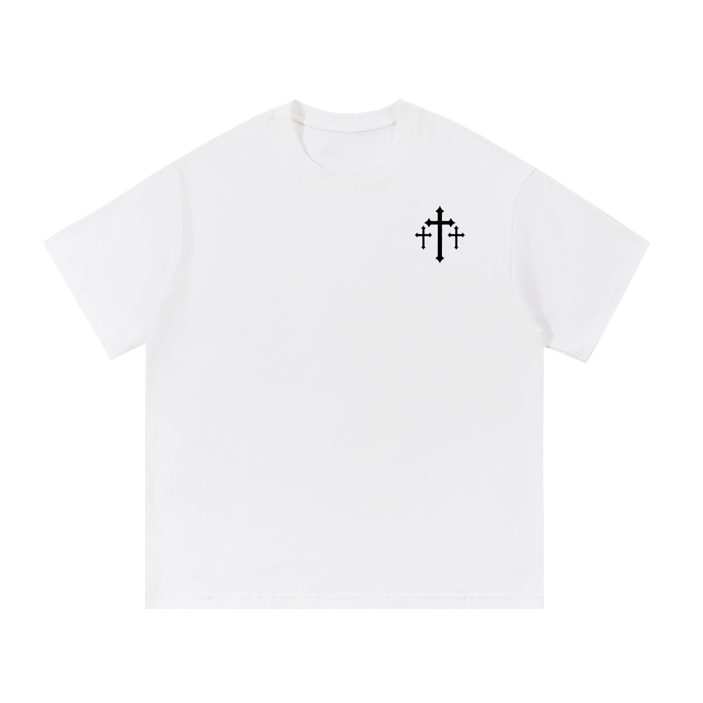 Trust the ride tee (white-black)