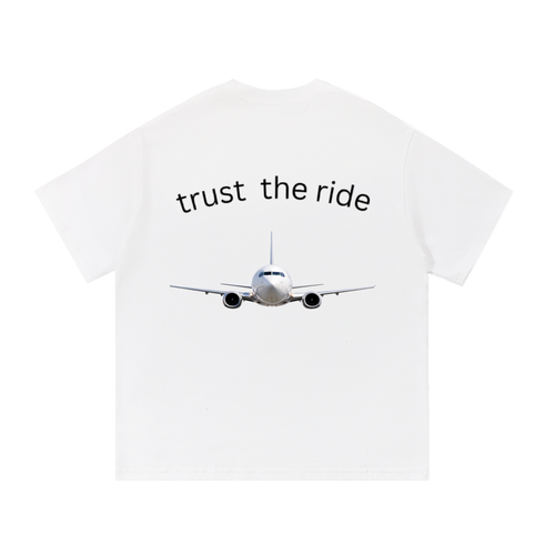Trust the ride (white-black 737)